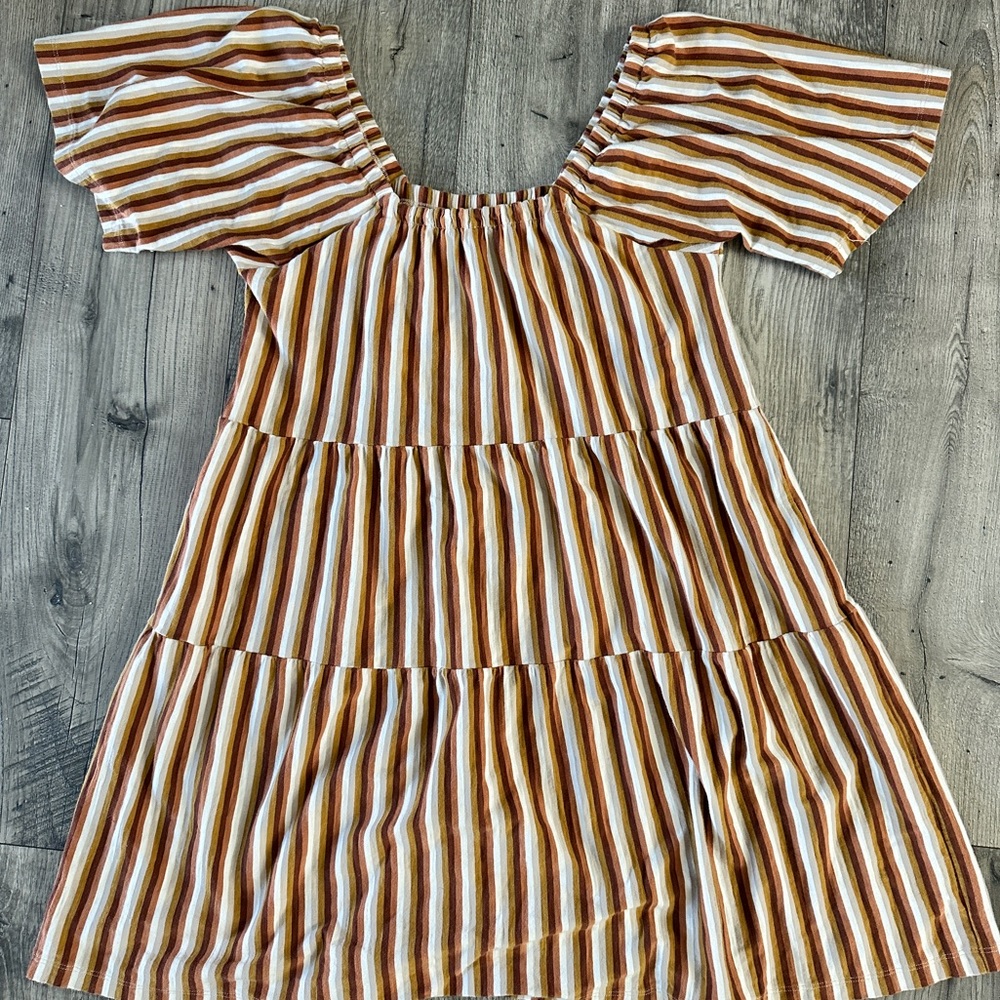 Rylee and Cru striped dress